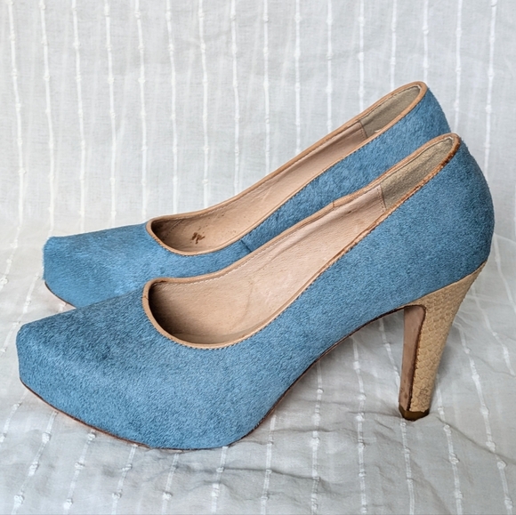 Zoe Kratzmann Shoes - Zoe Kratzmann Robins Egg Calf Hair Pumps